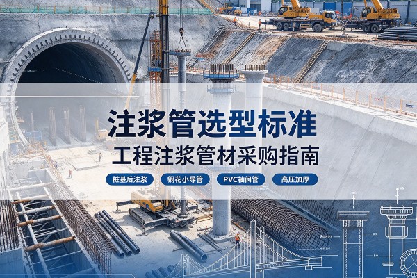 怀仁注浆管选型标准